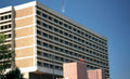 government building flag Vintage A4 Photo Print