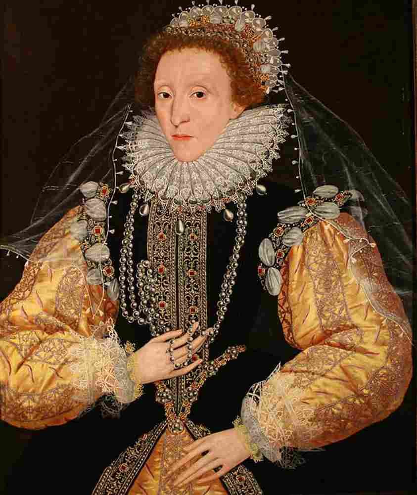 gow Drewe Portrait of Elizabeth I Art A4 Photo Print