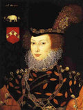 gow Elizabeth Knollys Lady Leighton Art A4 Photo Print