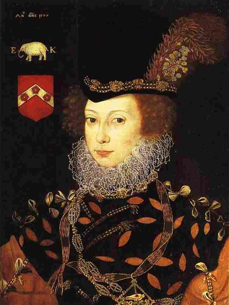 gow Elizabeth Knollys Lady Leighton Art A4 Photo Print