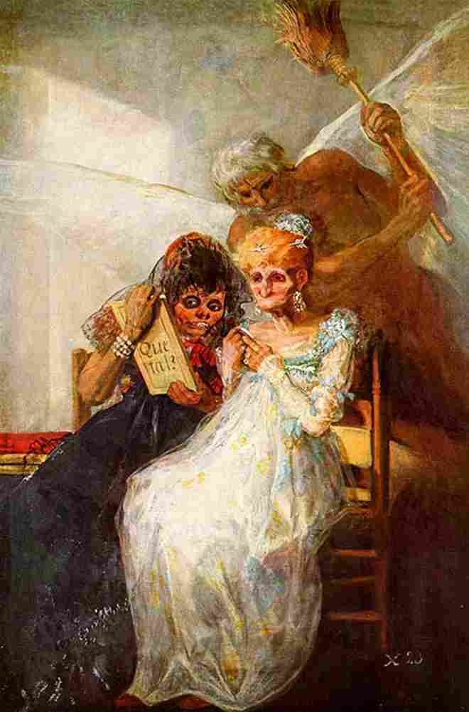 goya At One Time and Now Art A4 Photo Print