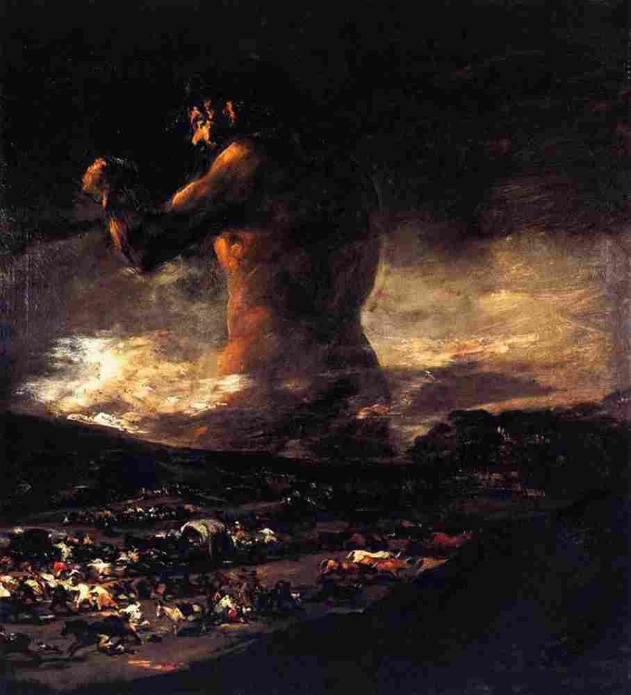 goya Colossus Art A4 Photo Print