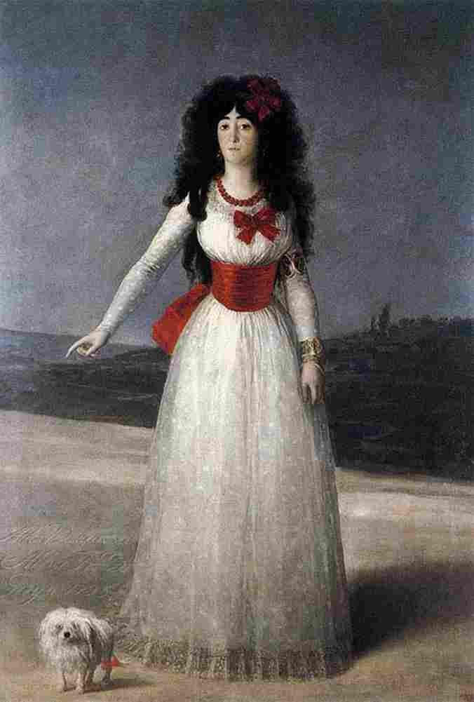goya Duchess of Alba Art A4 Photo Print