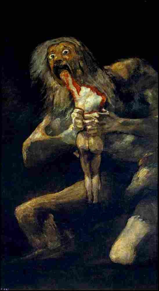goya Saturn devouring one of his sons Art A4 Photo Print