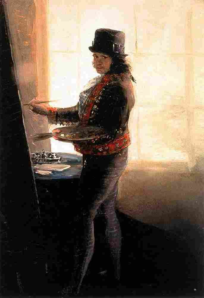 goya Self Portrait Art A4 Photo Print