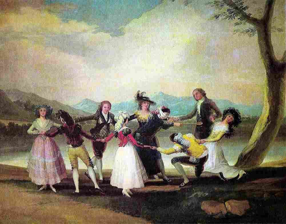 goya The Blind Hen Art A4 Photo Print