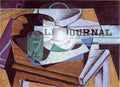 gr Fruit dish Book and Newspaper Art A4 Photo Print