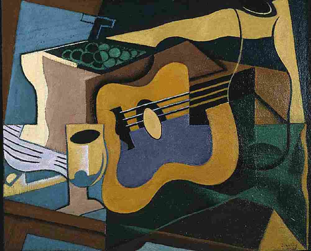 gr Guitar Art A4 Photo Print