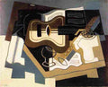 gr Guitar and Clarinet Art A4 Photo Print