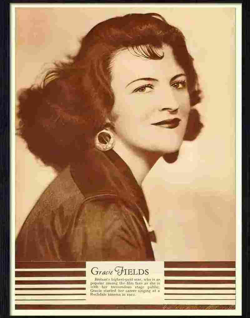 gracie fields Advert A4 Photo Print