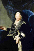 graff Elisabeth Christine in Witwentracht Art A4 Photo Print