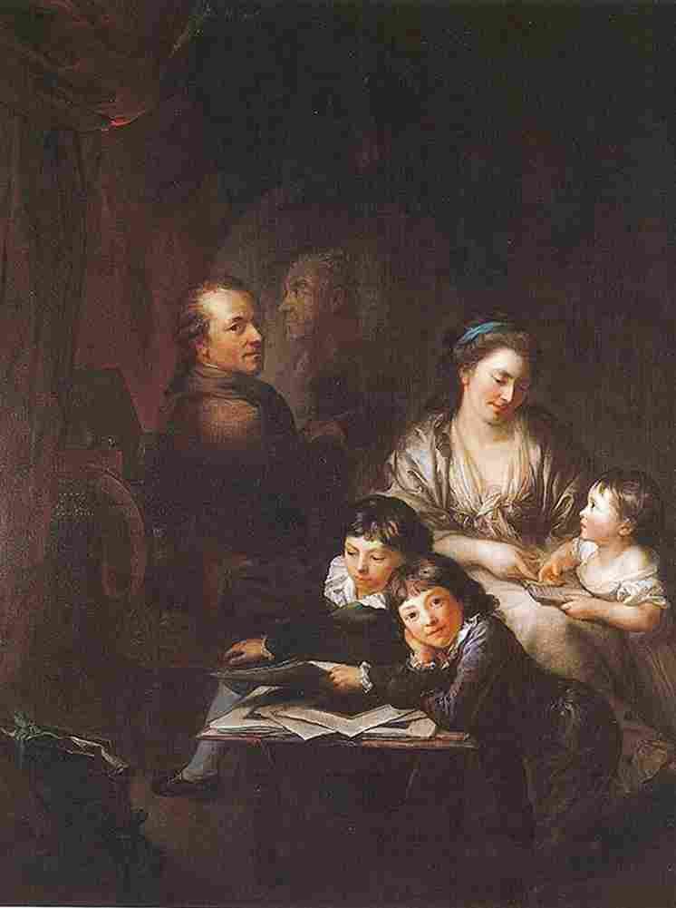 graff Family Portrait Art A4 Photo Print