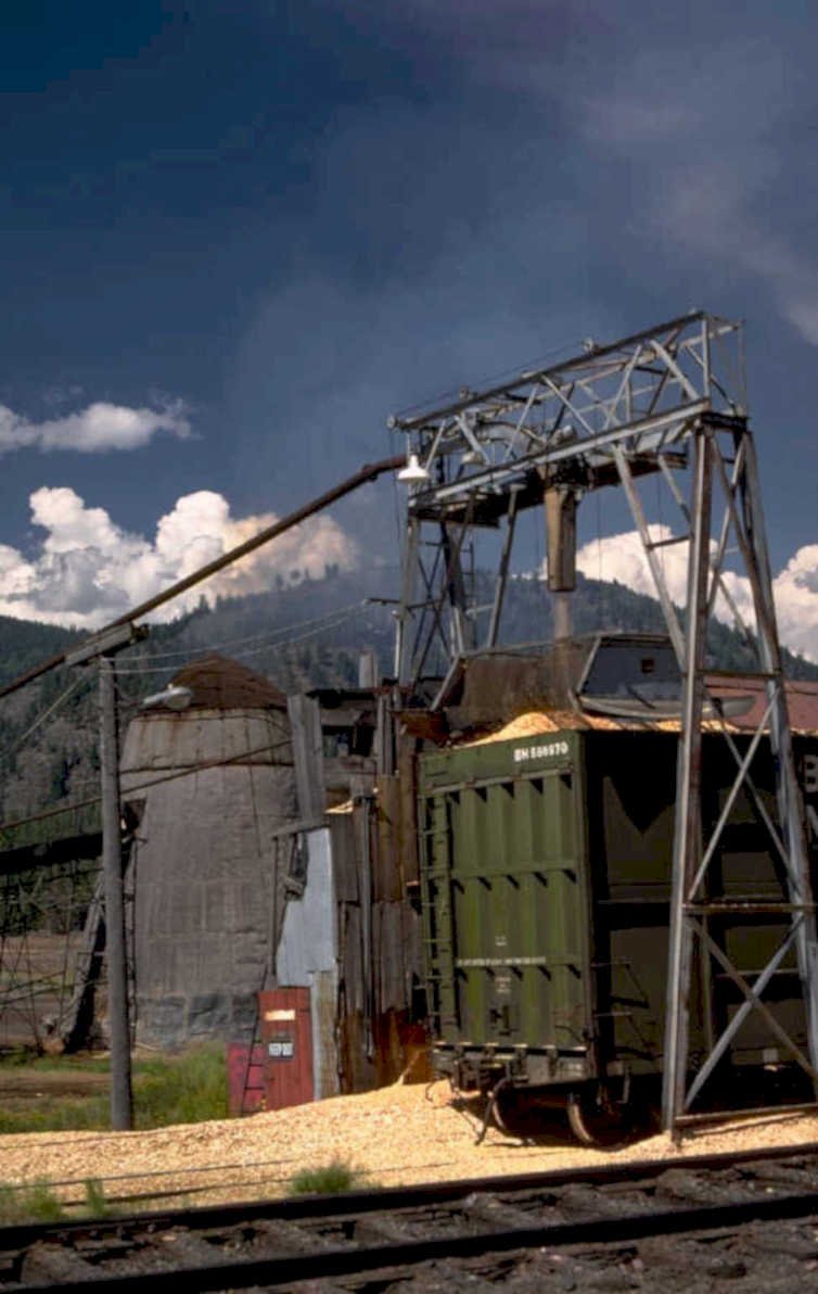 grain elevator boxcar 1980s 1990s A4 Photo Print