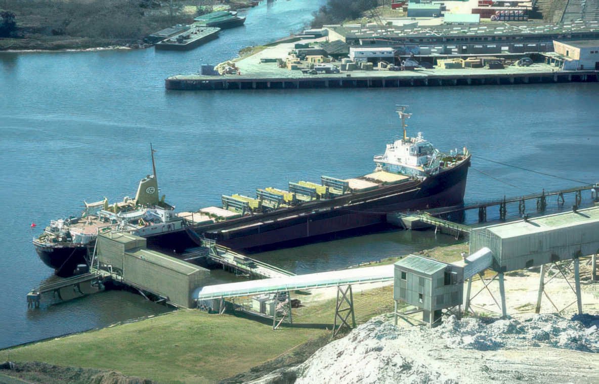 grain ship duluth Vintage A4 Photo Print