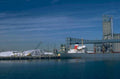 grain ship loading 1980s 1990s A4 Photo Print