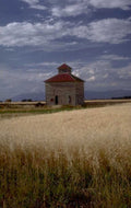 grain silo montana 1980s 1990s A4 Photo Print