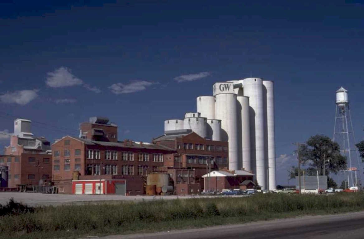 grain silo water 1980s 1990s A4 Photo Print
