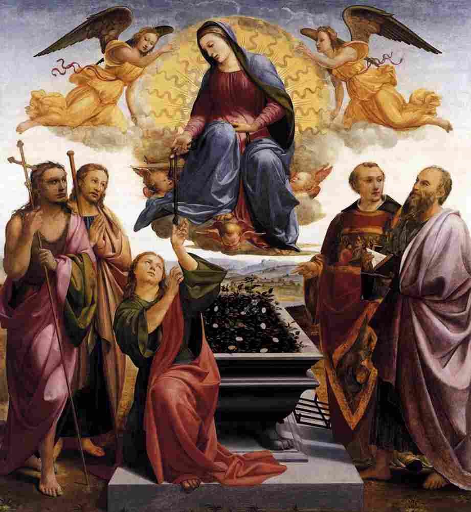 granaccci assumption of the virgin Art A4 Photo Print