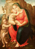 granaccci virgin and child Art A4 Photo Print