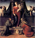 granaccci virgin and child with sts francis and zenobius Art A4 Photo Print