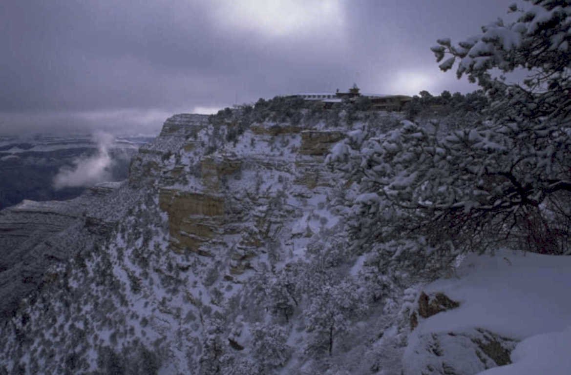 grand canyon winter 1 1980s 1990s A4 Photo Print