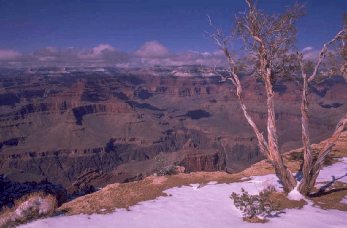 grand canyon winter 2 1980s 1990s A4 Photo Print
