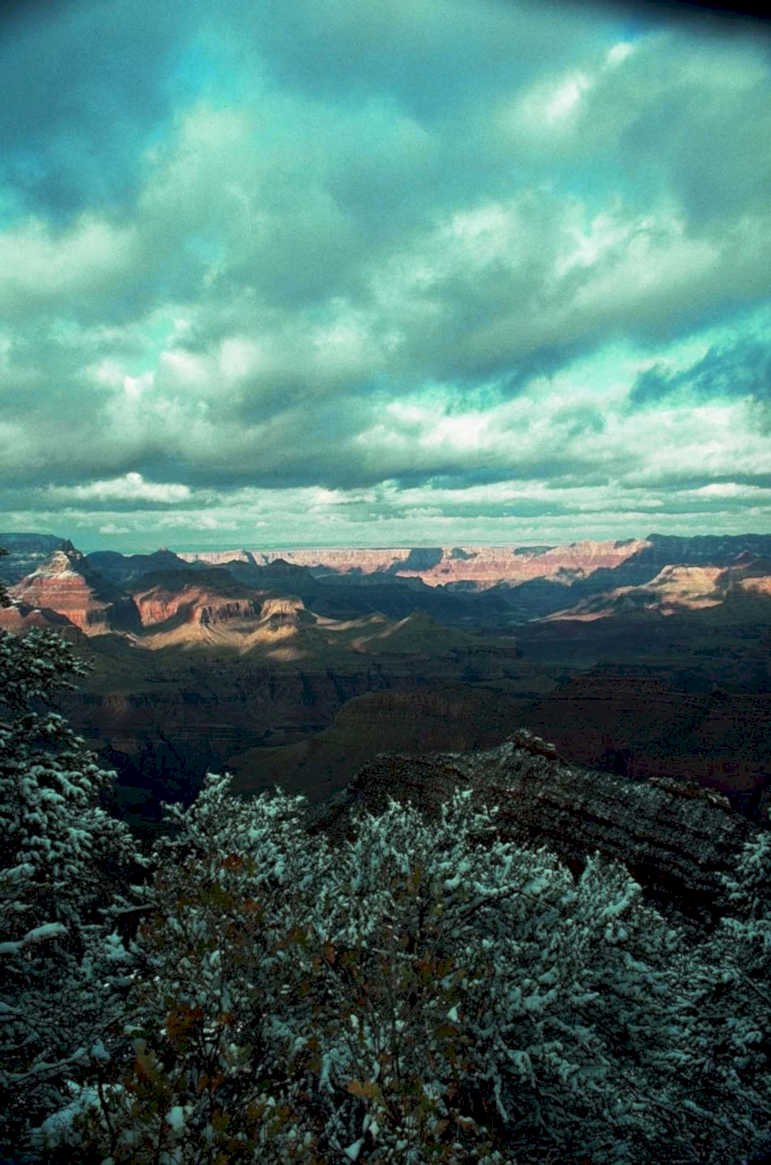 grand canyon winter 21980s 1990s A4 Photo Print