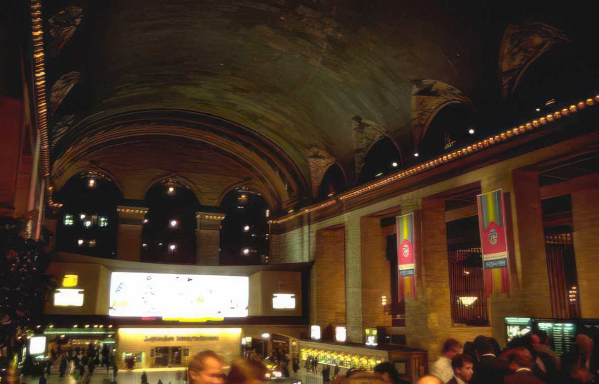 grand central terminal 1 Vintage A4 Photo Print
