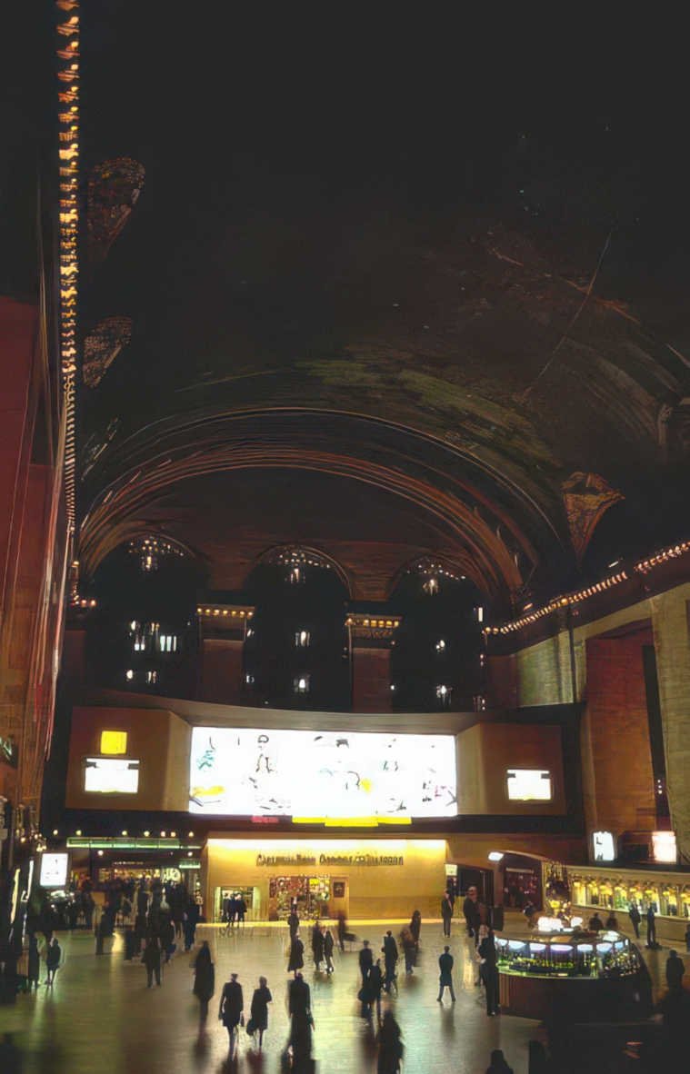 grand central terminal 2 Vintage A4 Photo Print