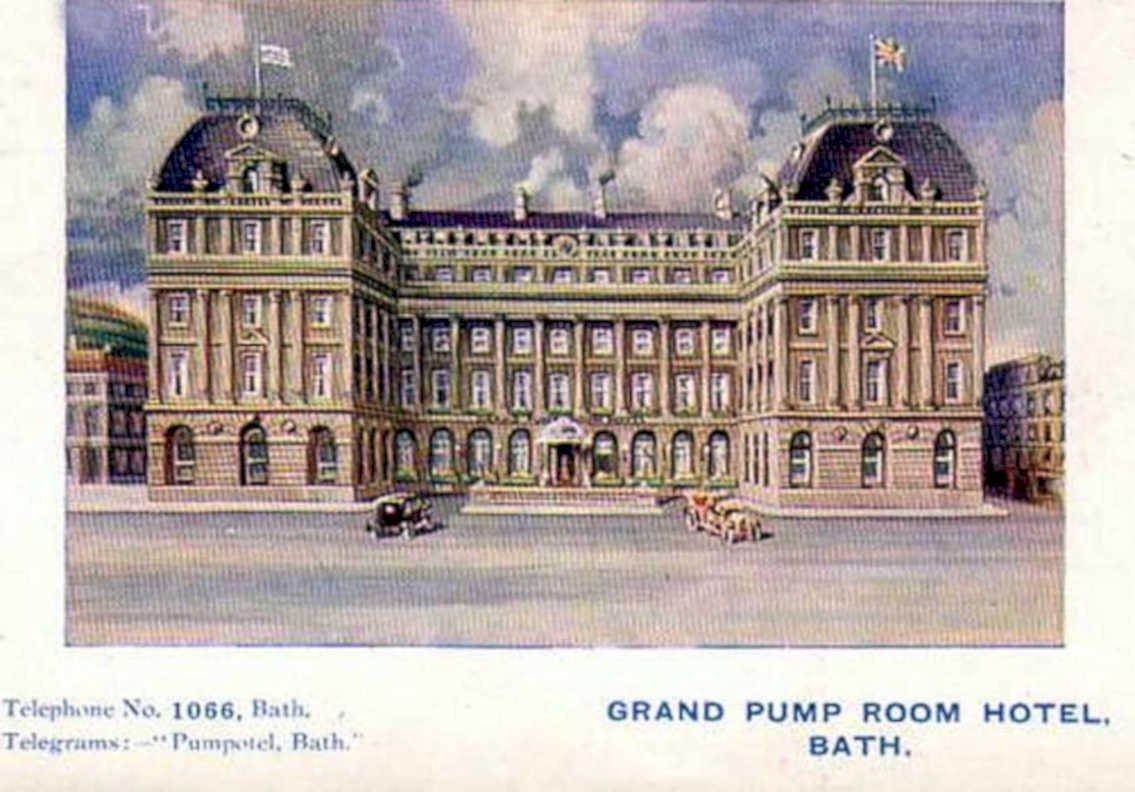 grand pump roomVintage 1880s 1900s A4 Photo Print