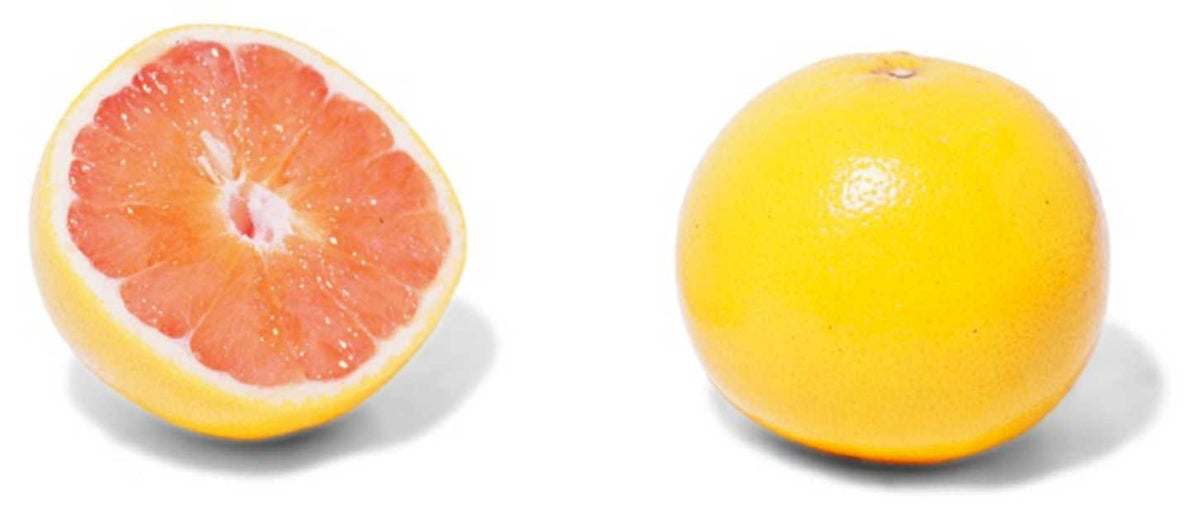 grapefruit two halves1980s 1990s A4 Photo Print