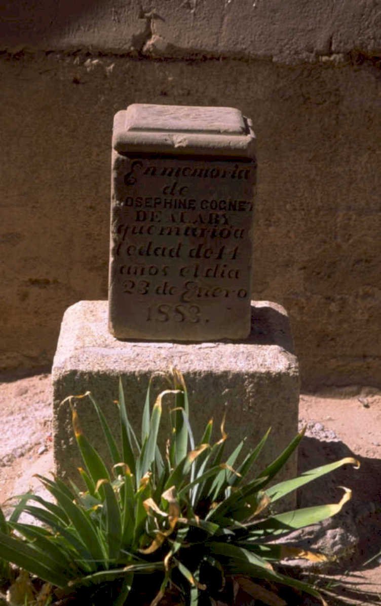 grave marker josephine 1980s 1990s A4 Photo Print