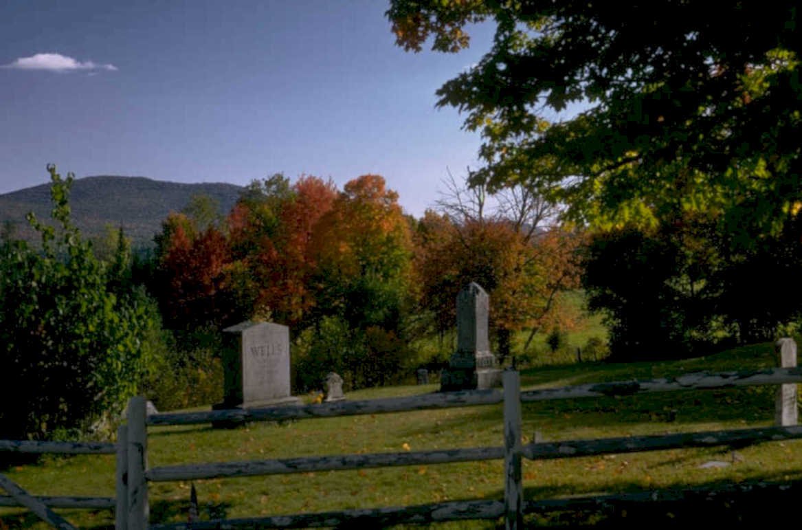 grave tombstone wells 1980s 1990s A4 Photo Print