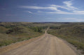 gravel road montana 1980s 1990s A4 Photo Print