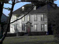 gray colonial house1980s 1990s A4 Photo Print
