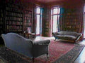 gray sofas bookshelves1980s 1990s A4 Photo Print