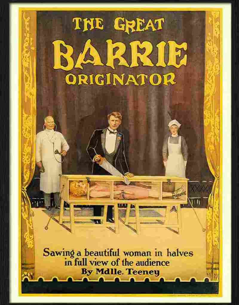 great barrie magic poster 1920sif Advert A4 Photo Print