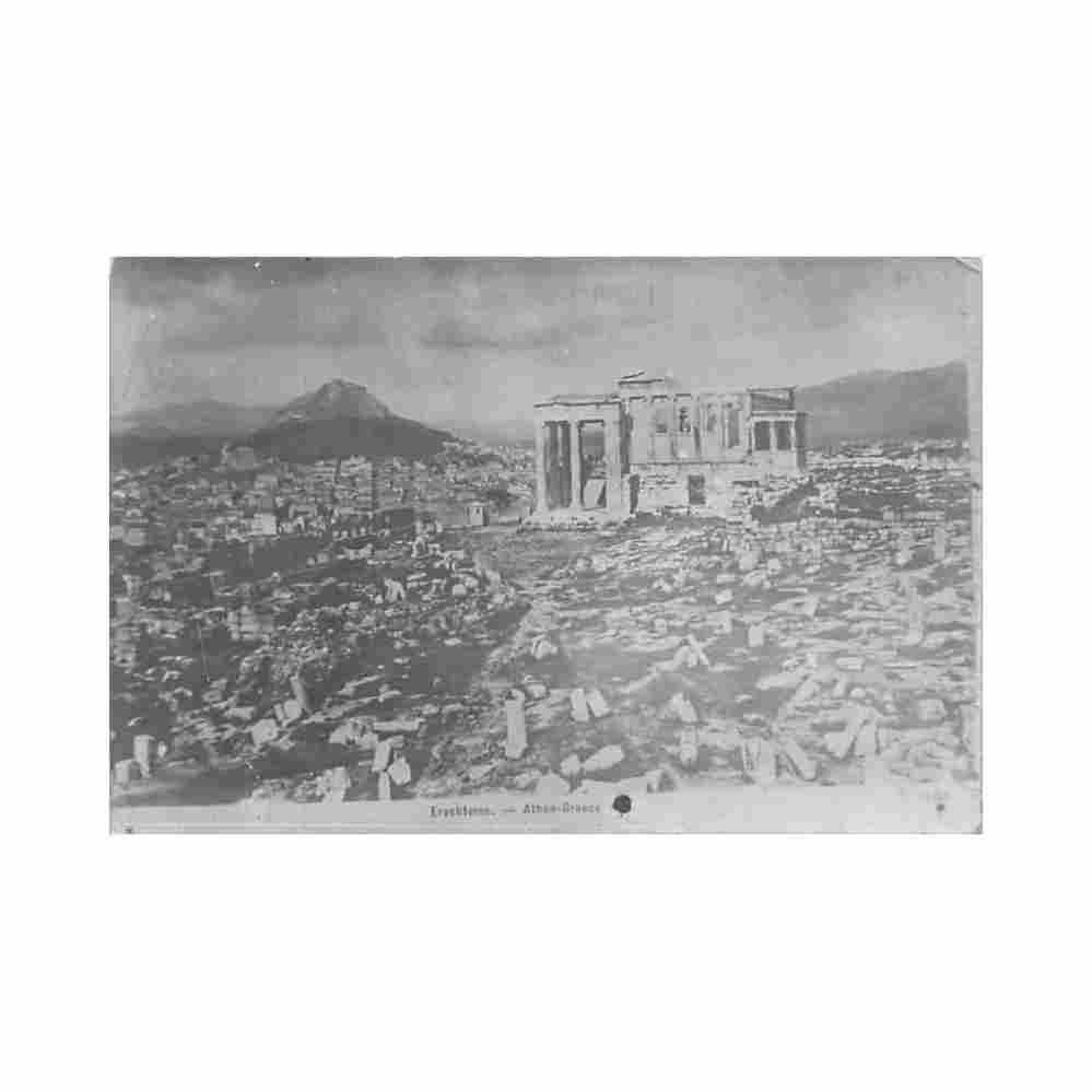 greece athens erechtheion Vintage A4 Photo Print