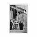 greece athens tourists on the acropolis july 1936 Vintage A4 Photo Print