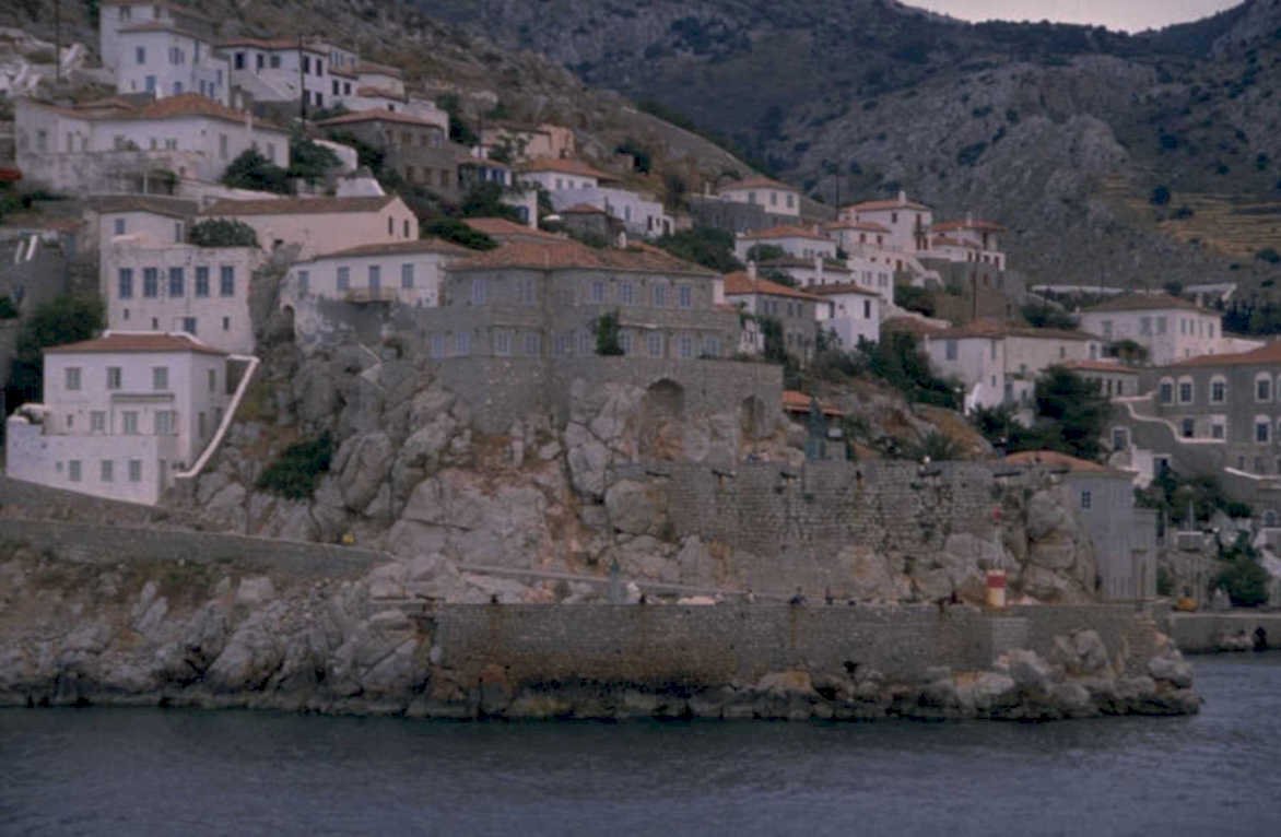 greece coastal village 1980s 1990s A4 Photo Print