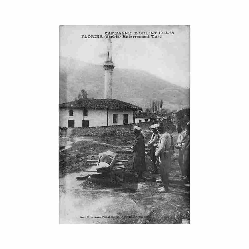 greece florina turkish burial h grimaud Vintage A4 Photo Print