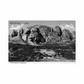 greece kastraki general view Vintage A4 Photo Print