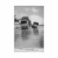 greece salonica trucks bogged down during the flood ed levasseur 147 Vintage A4 Photo Print