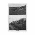 greece train wreck in macedonia during world war one Vintage A4 Photo Print