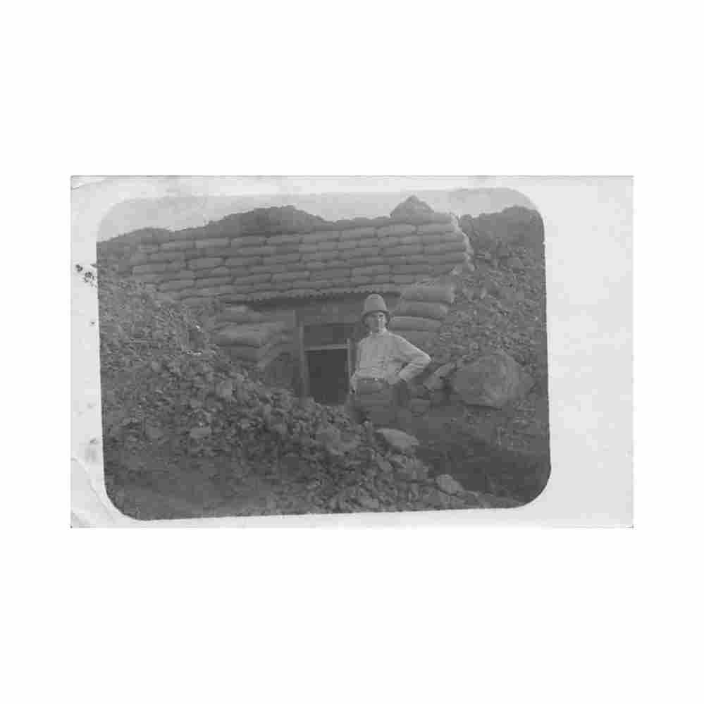 greece vardar a german blockhaus year 1916 Vintage A4 Photo Print