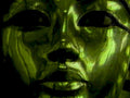 green egyptian mask1980s 1990s A4 Photo Print