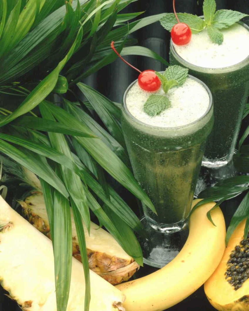 green smoothie trio1980s 1990s A4 Photo Print