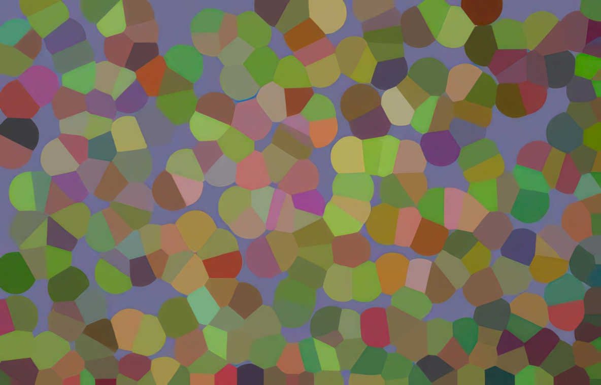 greenbrownpurplemosaic Vintage A4 Photo Print