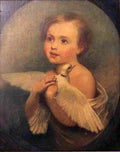 greu The Child with the Dove Art A4 Photo Print