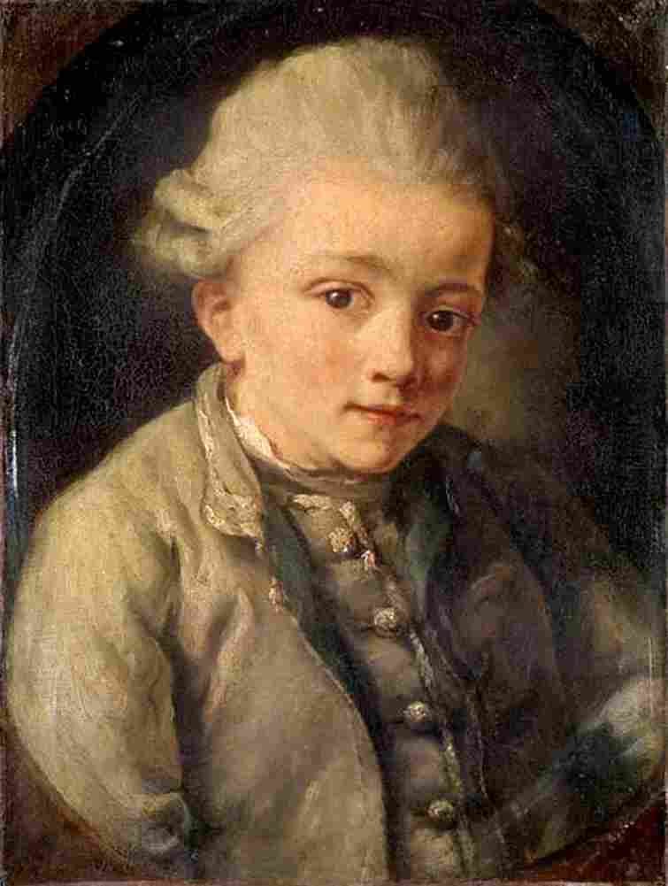greu Wolfgang Amadeus Mozart Art A4 Photo Print